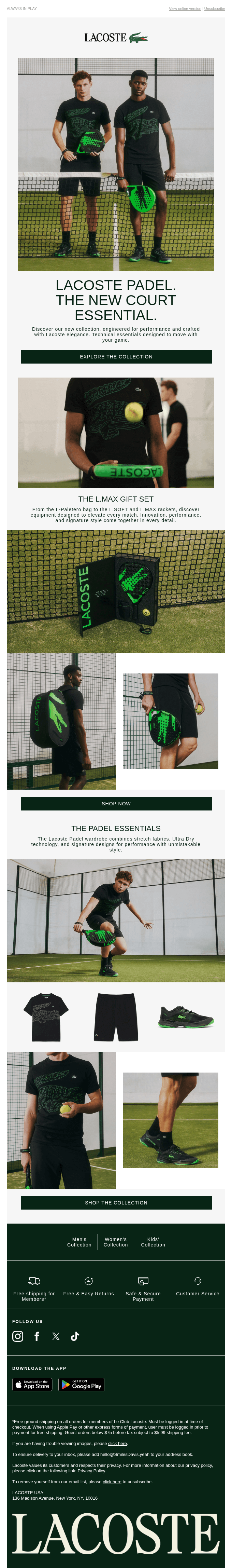 Lacoste Padel