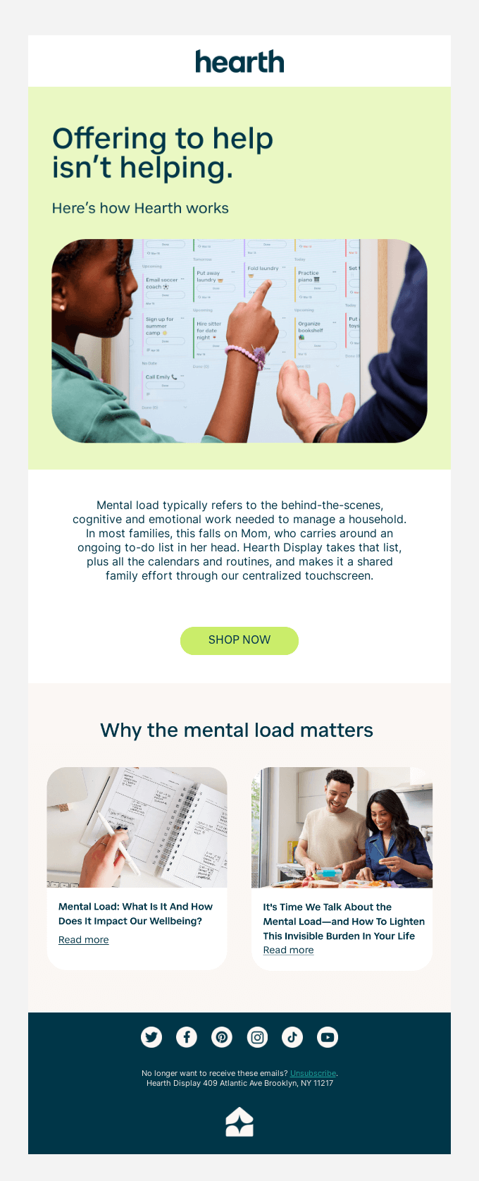 Fact: Making a list isn’t sharing the mental load
