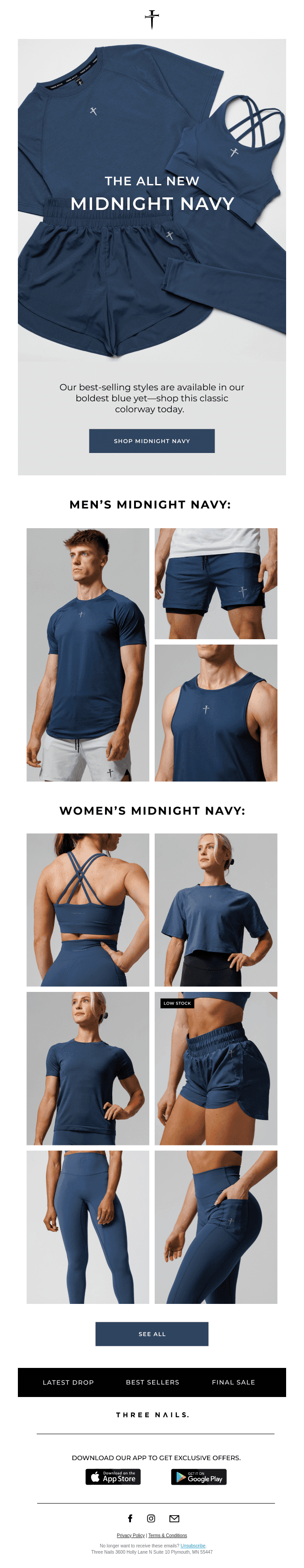 MIDNIGHT NAVY // premium gear