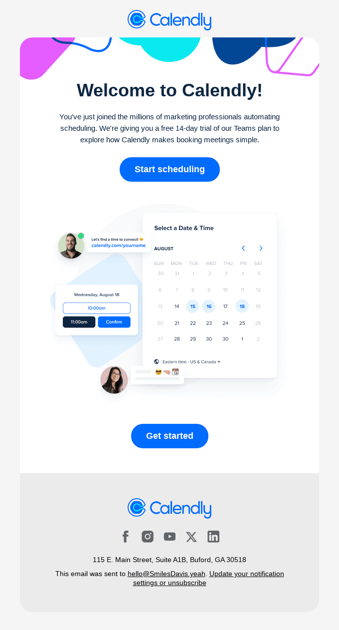 Welcome to Calendly
