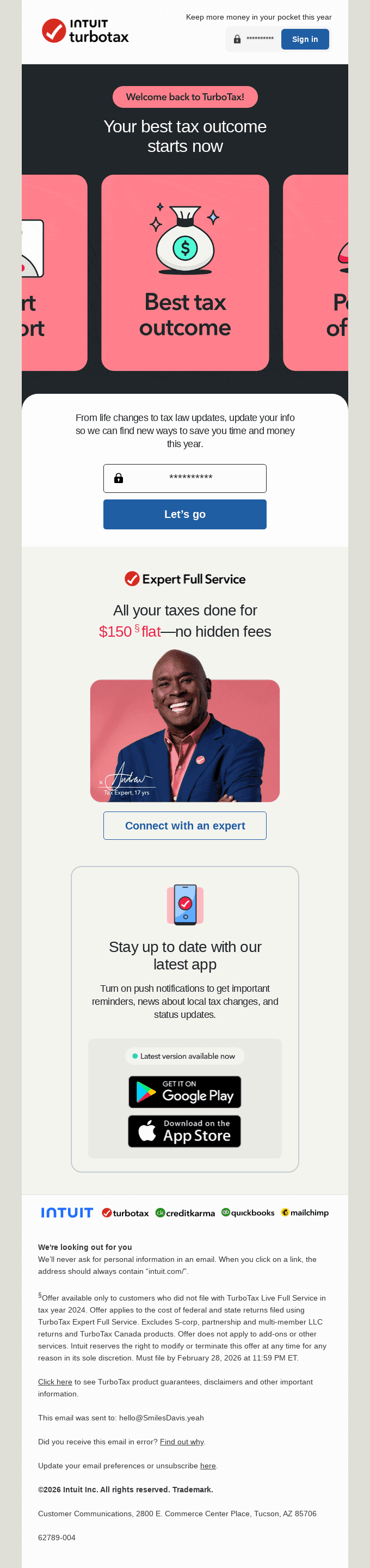 You’re In: Get your max refund, guaranteed