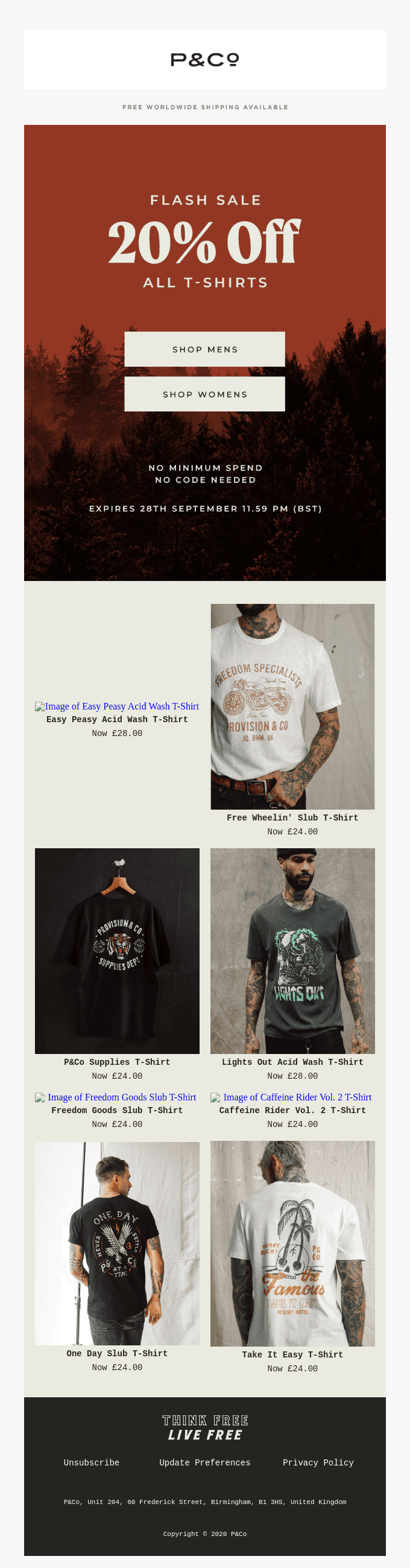 🚨 20% Weekend Flash Sale 🚨