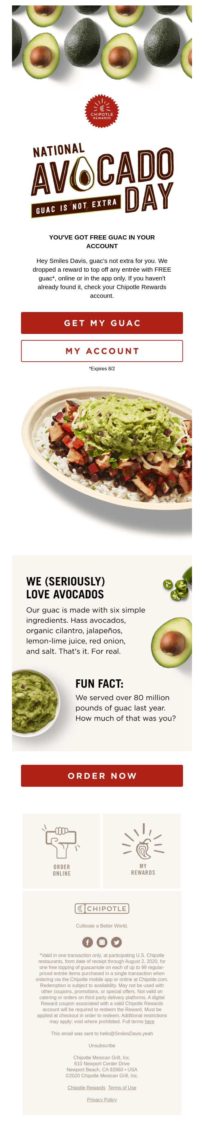 🥑 Guac’s not extra today 🙌