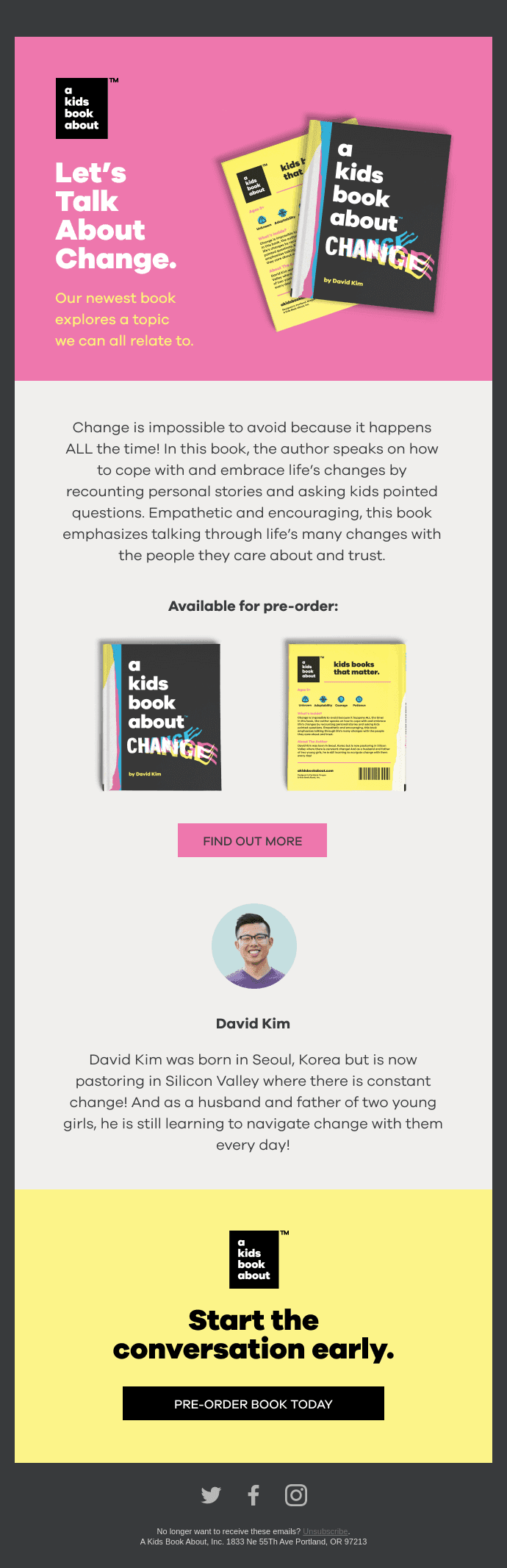 📣 New! A Kids Book About Change