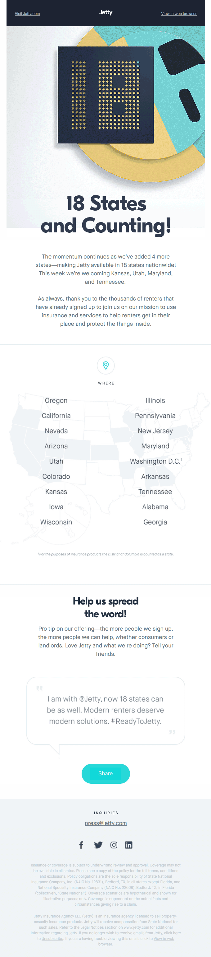 18 States Live!