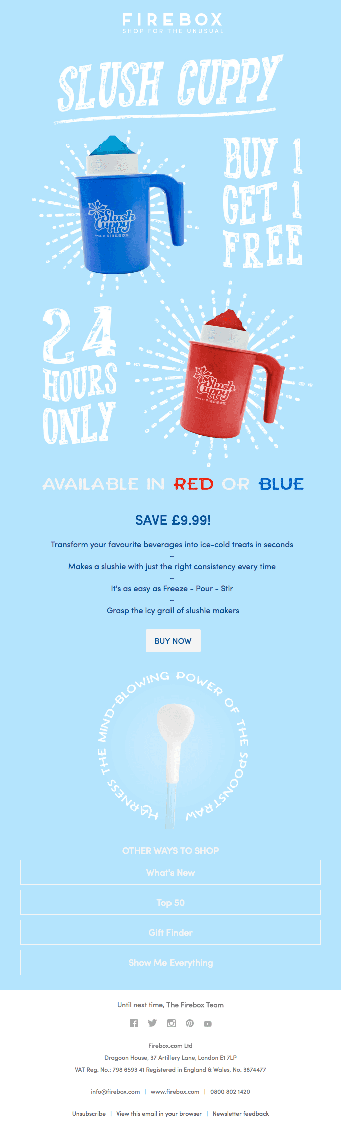 2-4-1 Slush Cuppies. 24hrs only…