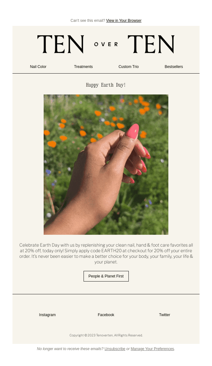 20% Off Sitewide, Today Only!