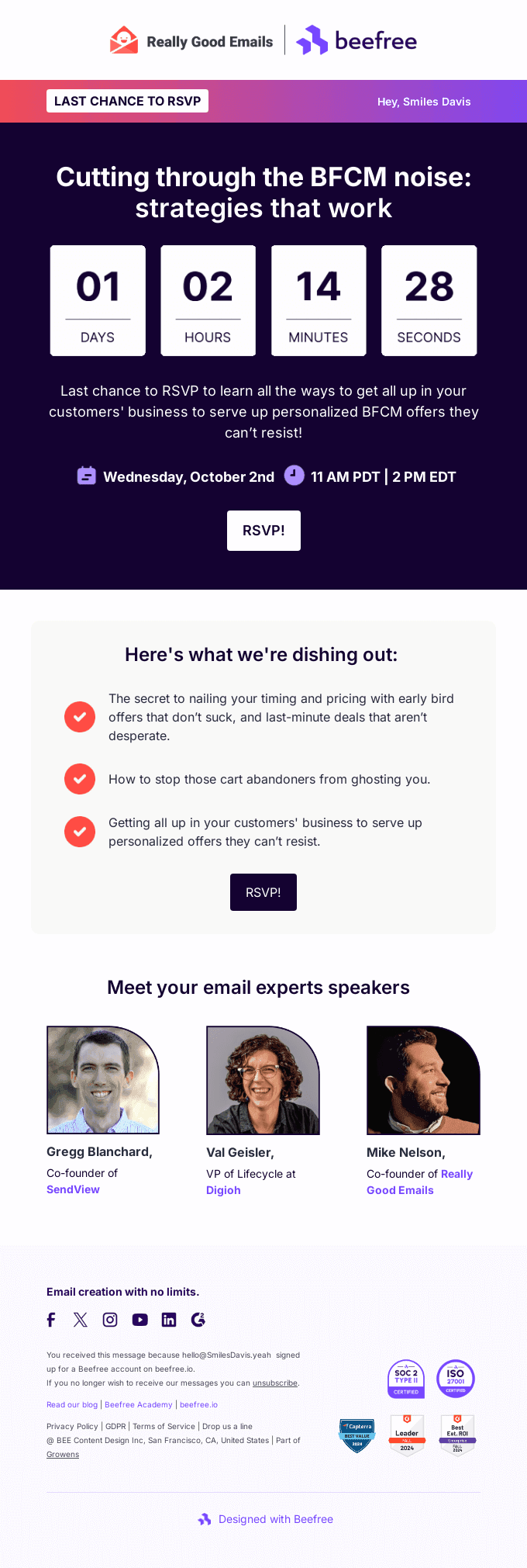 24 hours left! RSVP today!