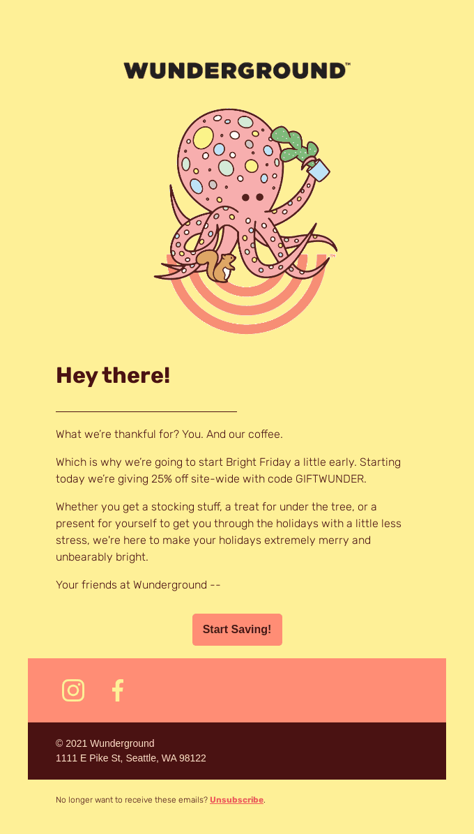 25% Off Site Wide Starts Now