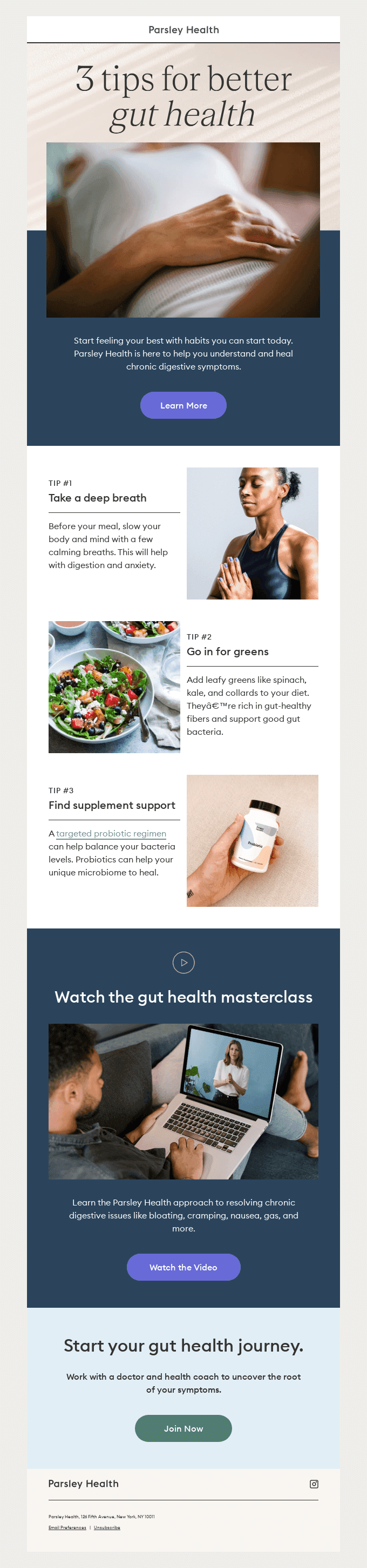 3 tips for better gut health