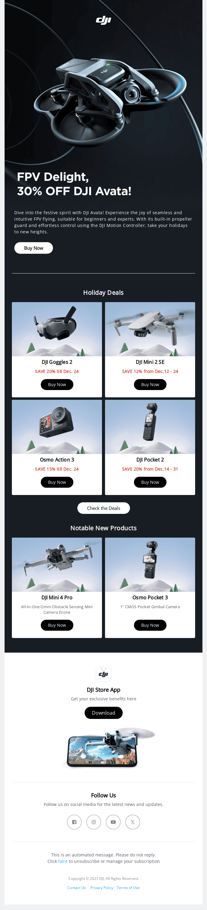 30% OFF DJI Avata