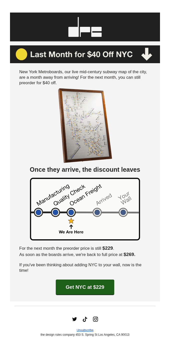 $40 off Live NYC Subway Map! 🍎🗽