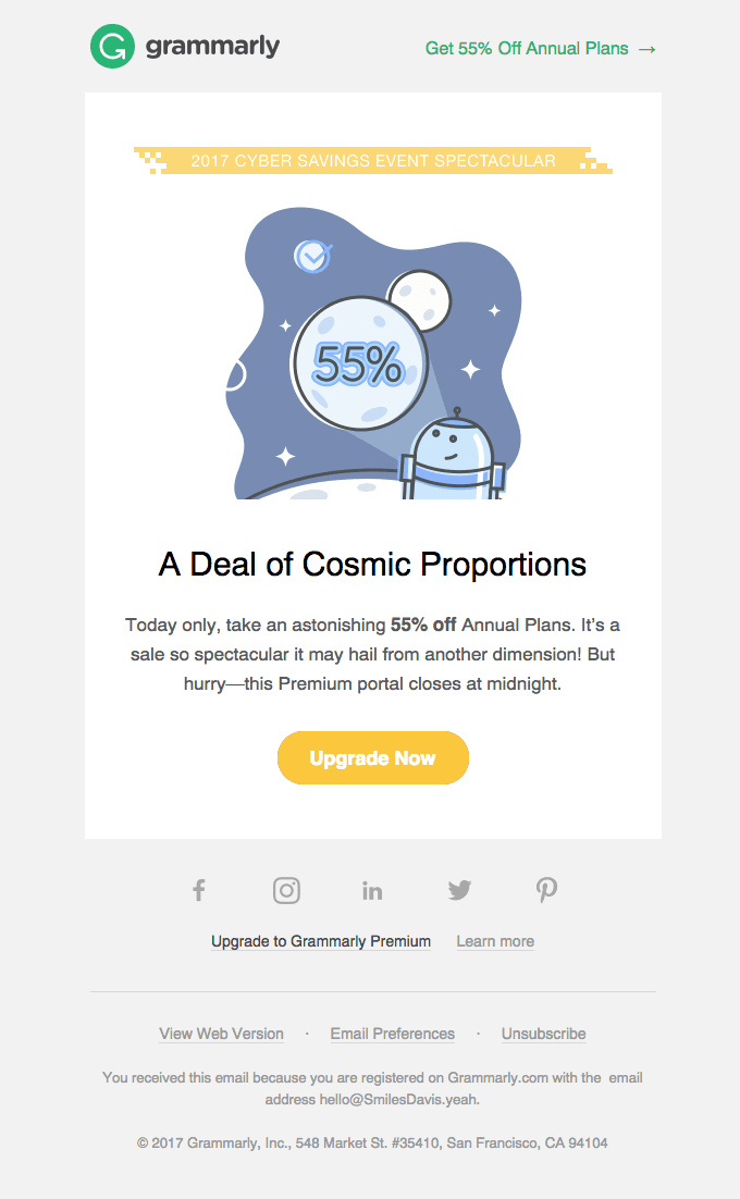55% OFF Annual Plans – TODAY ONLY