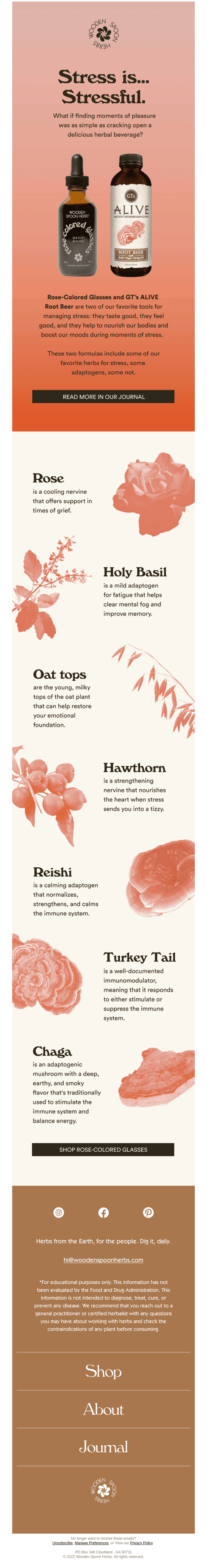 🌱 🌹 7 herbs for stress management