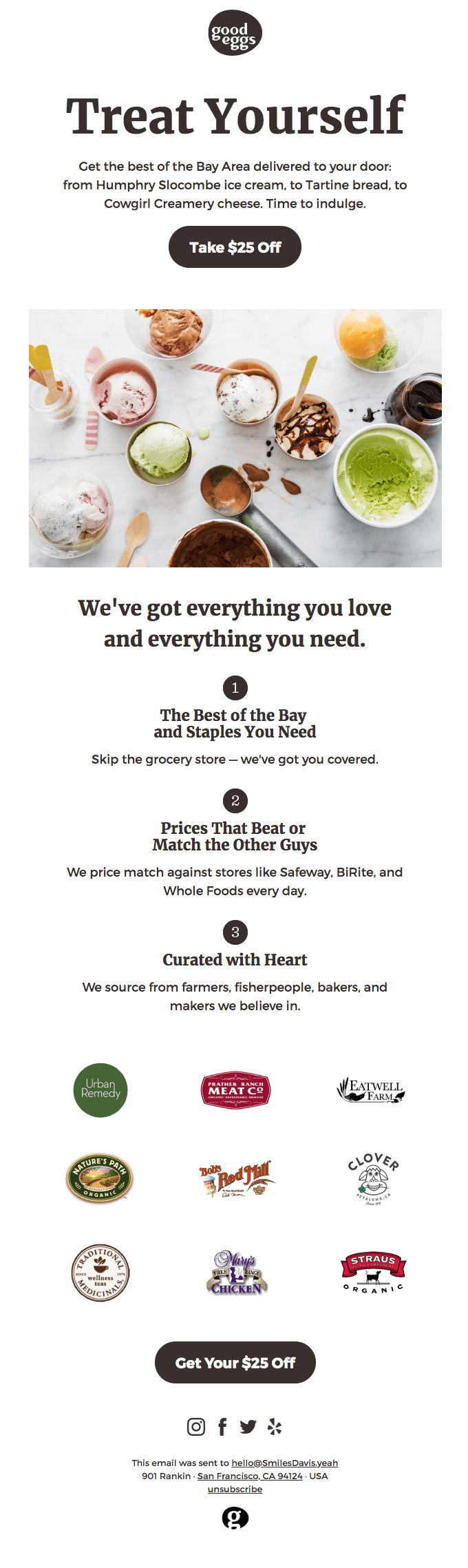 A $25 treat for you