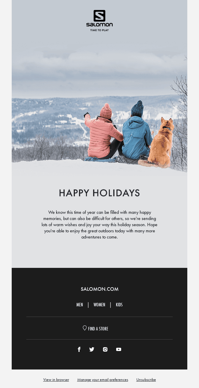 A holiday note