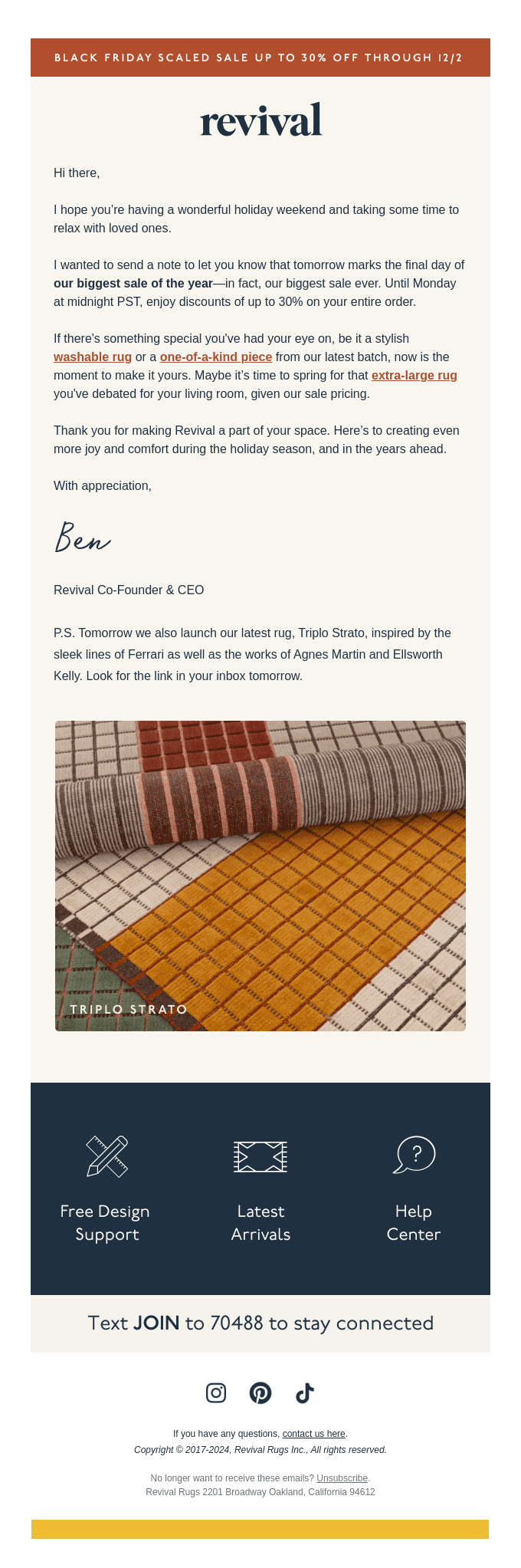 A letter from our co-founder