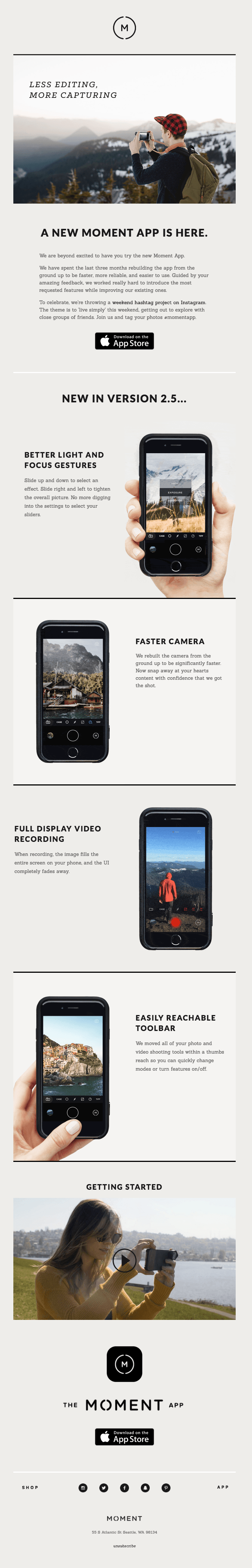 A new Moment App is here!