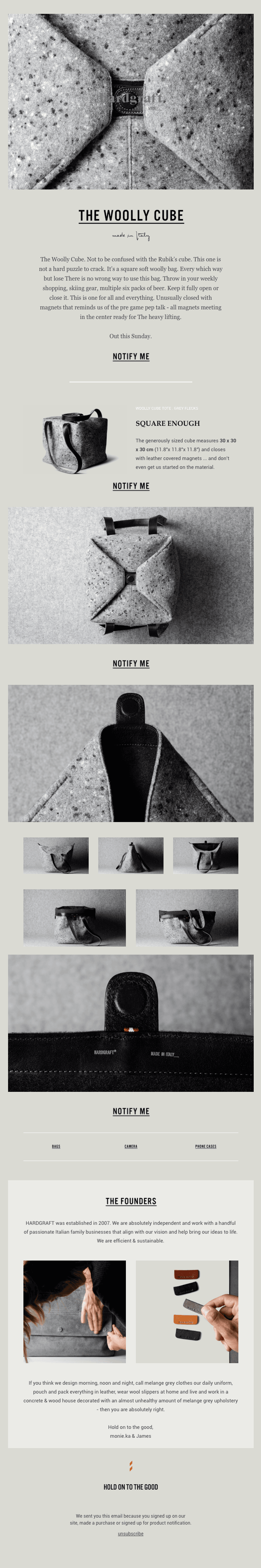 A New Square Soft Woolly Bag