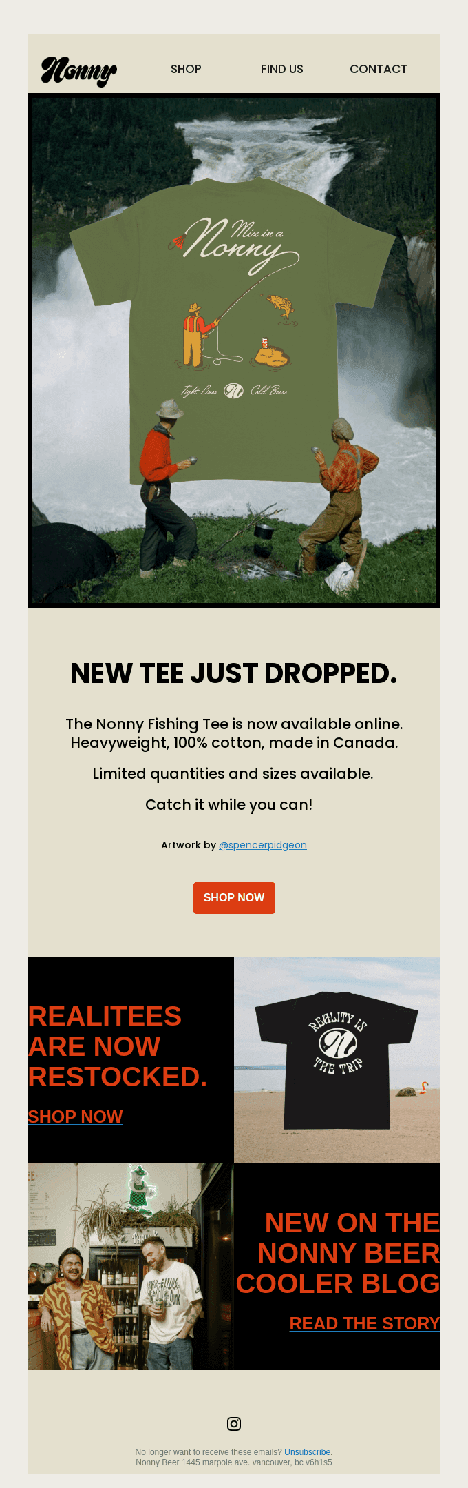 A new tee just dropped 🎣