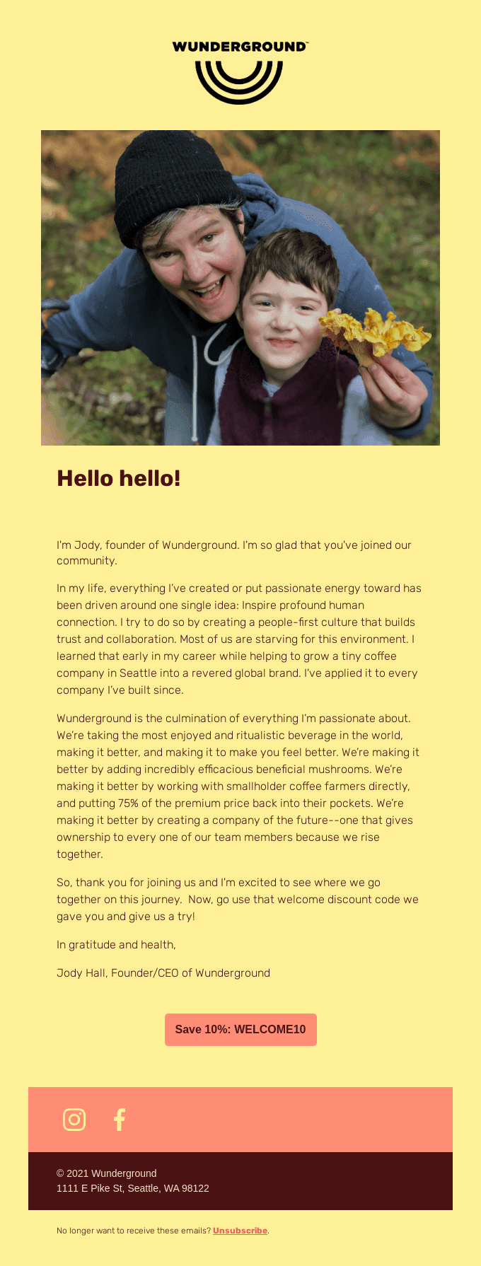 A Note From Jody Hall