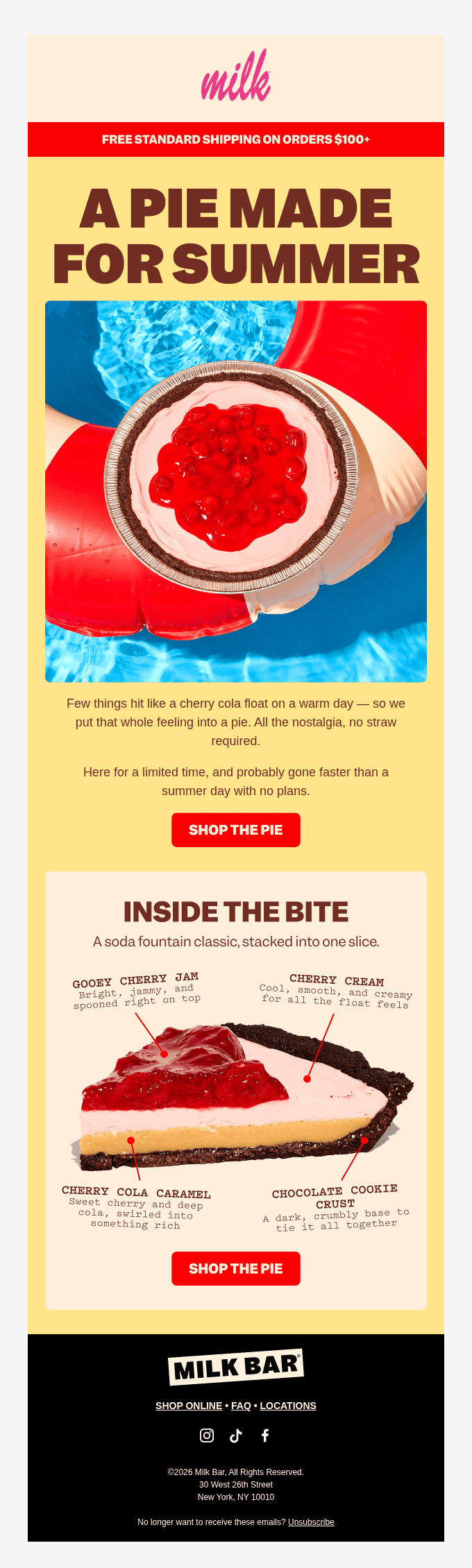 A pie made for summer 🍒