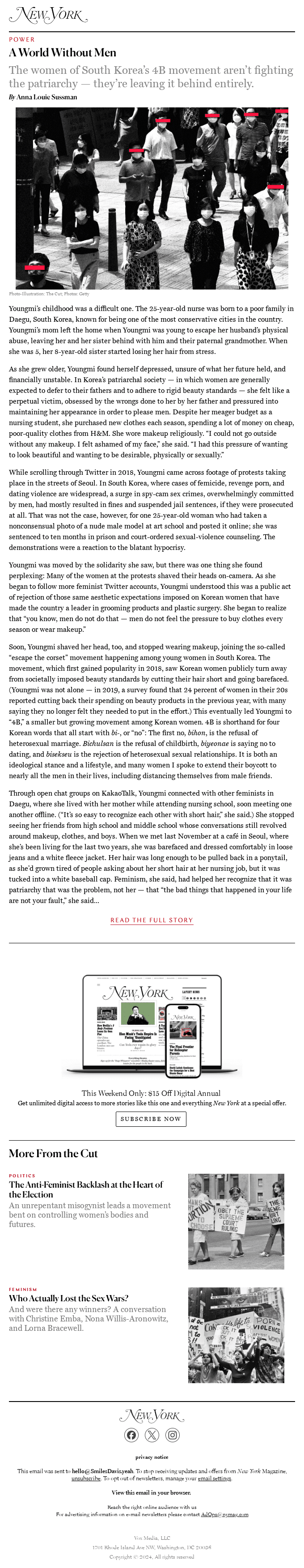  A World Without Men