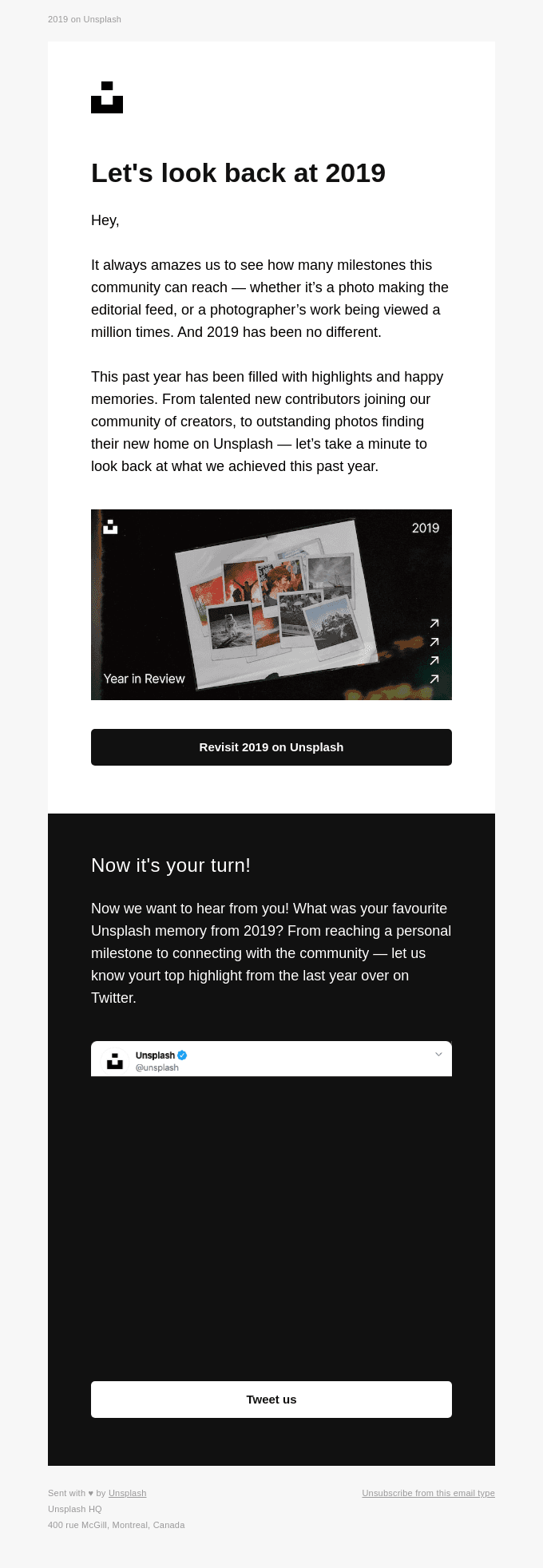 A Year In Review 