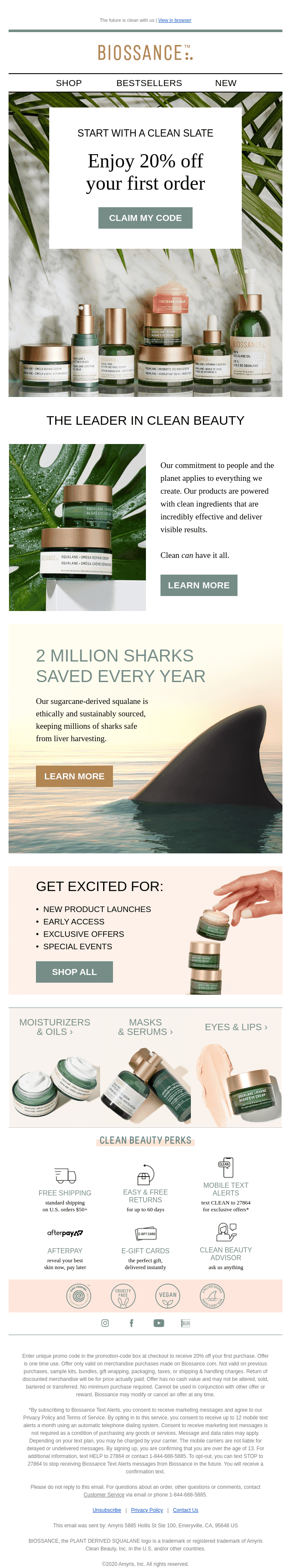 [Activate] 20% off welcome offer