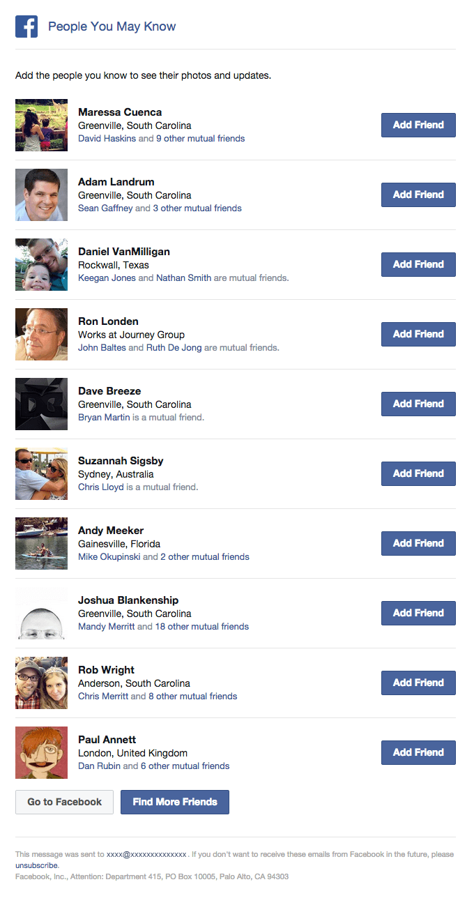 Do you know Maressa Cuenca, Adam Landrum and 8 others?
