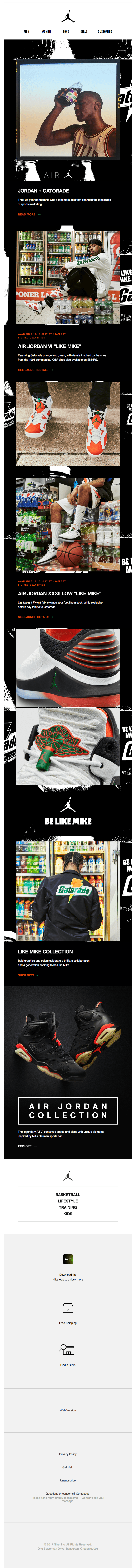 Air Jordan VI “Like Mike”