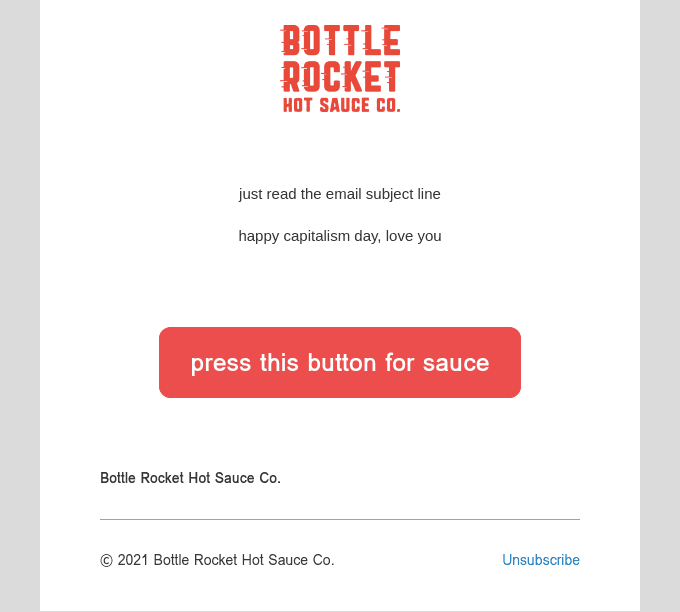 all sauces are $6.90 each today