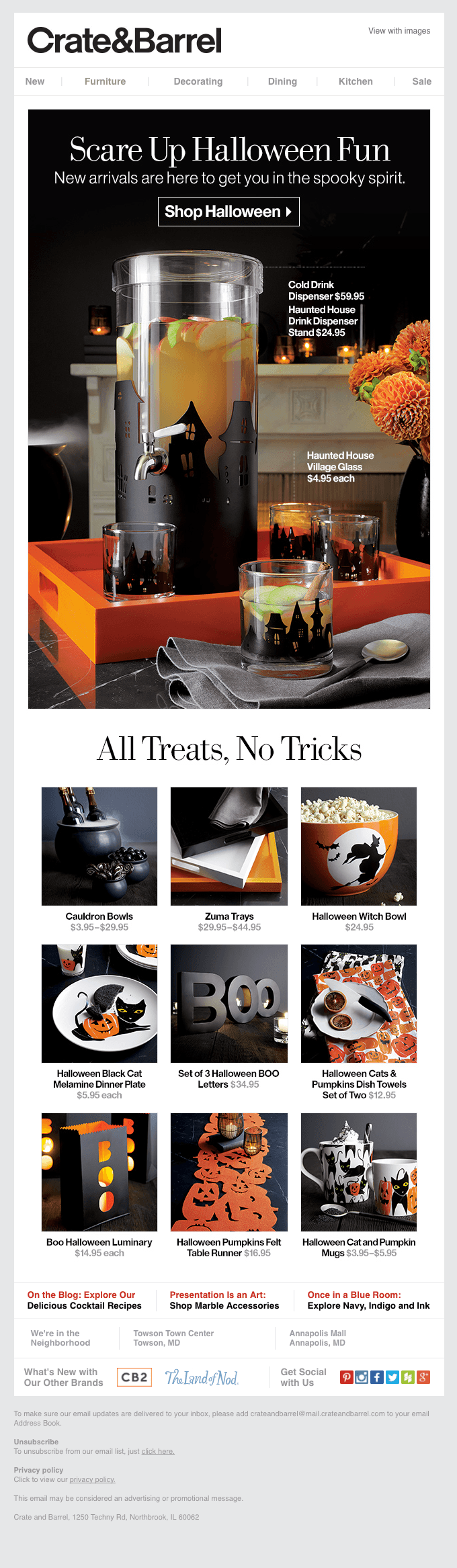 All treats, no tricks.