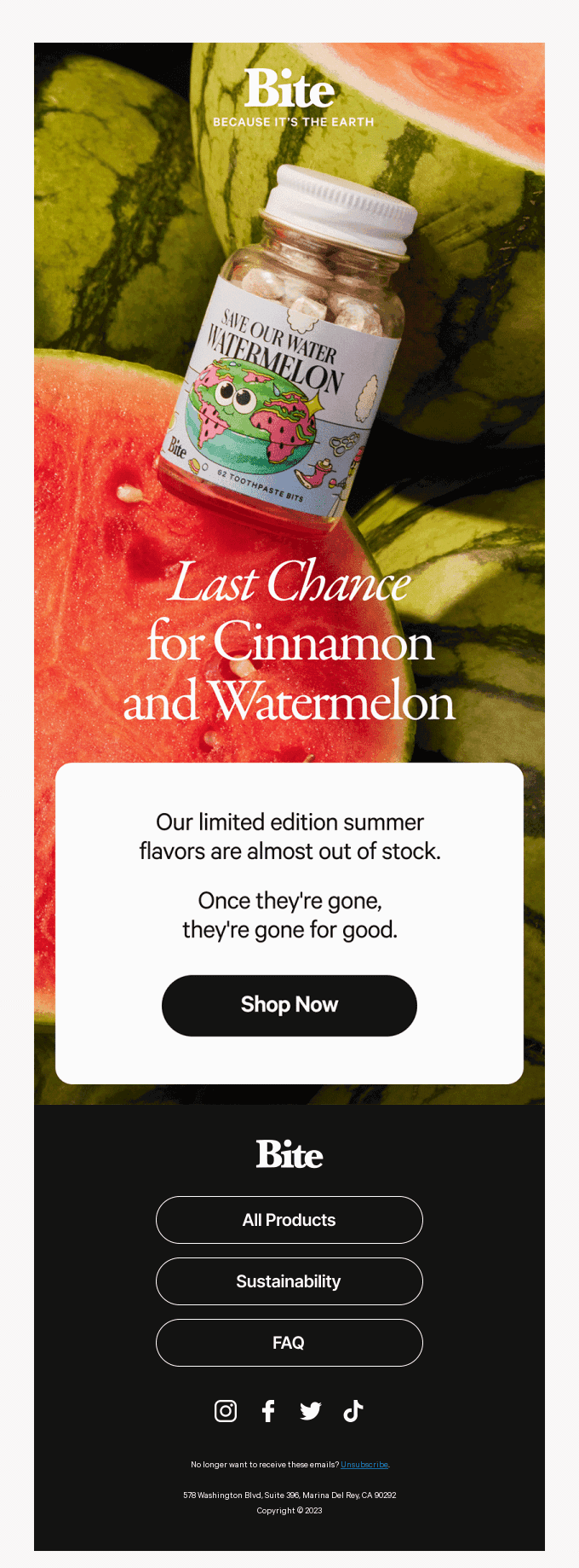 ALMOST GONE: