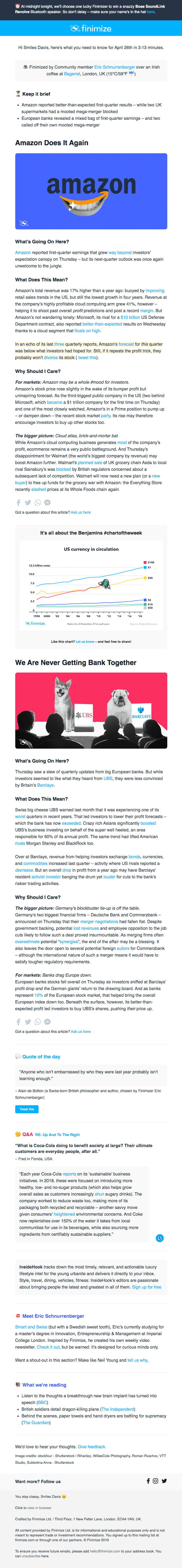 🤟 Amazon's best profit ever