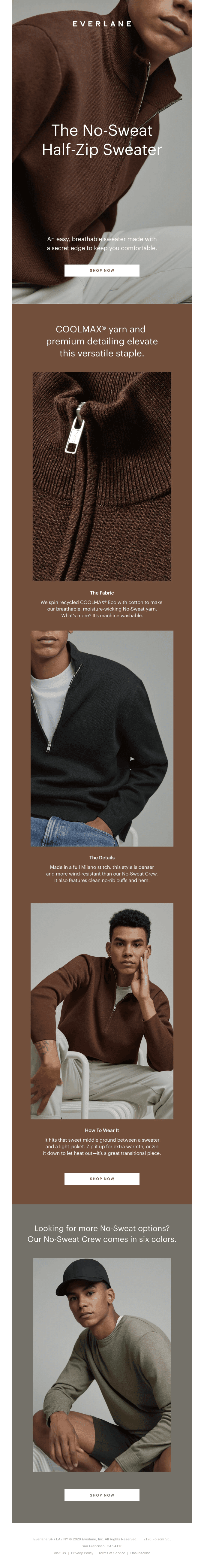 An All New No-Sweat Sweater