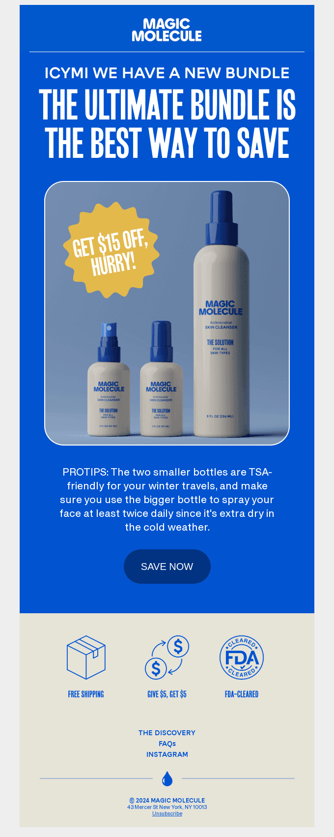 An easy way to save $15?