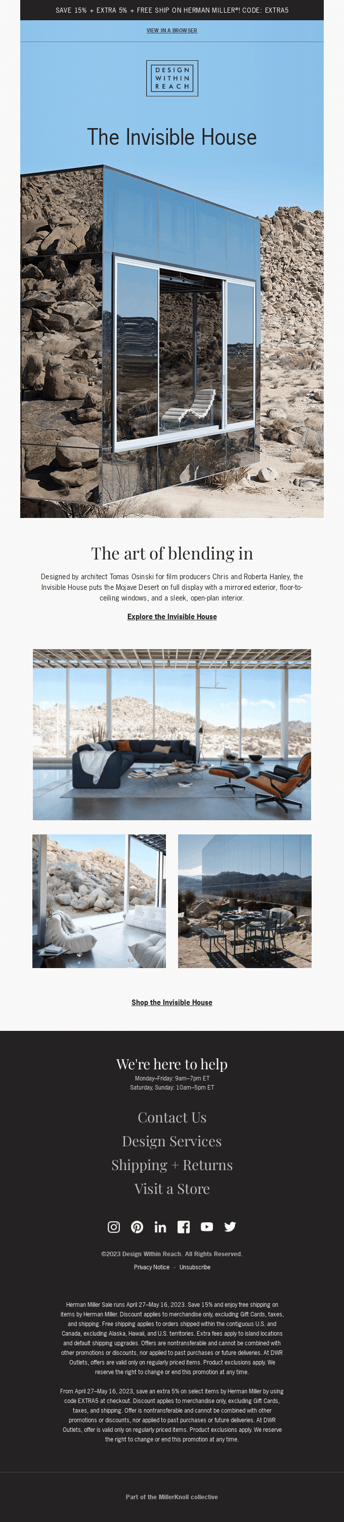 An invisible house?