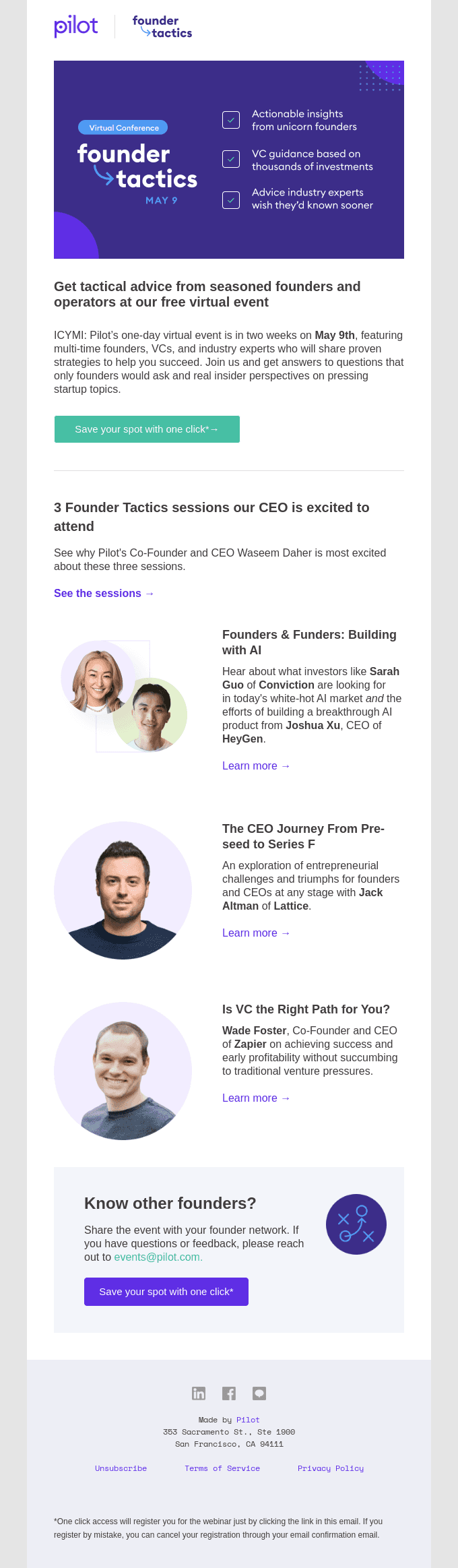 Announcing our AI Speakers!