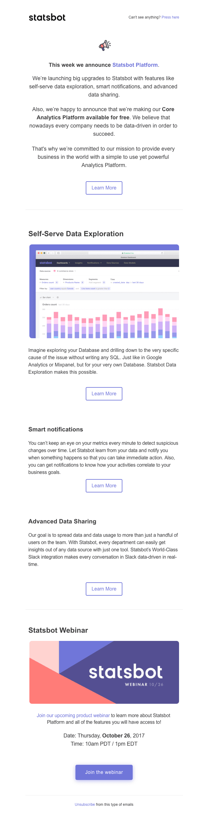 Announcing Statsbot Platform