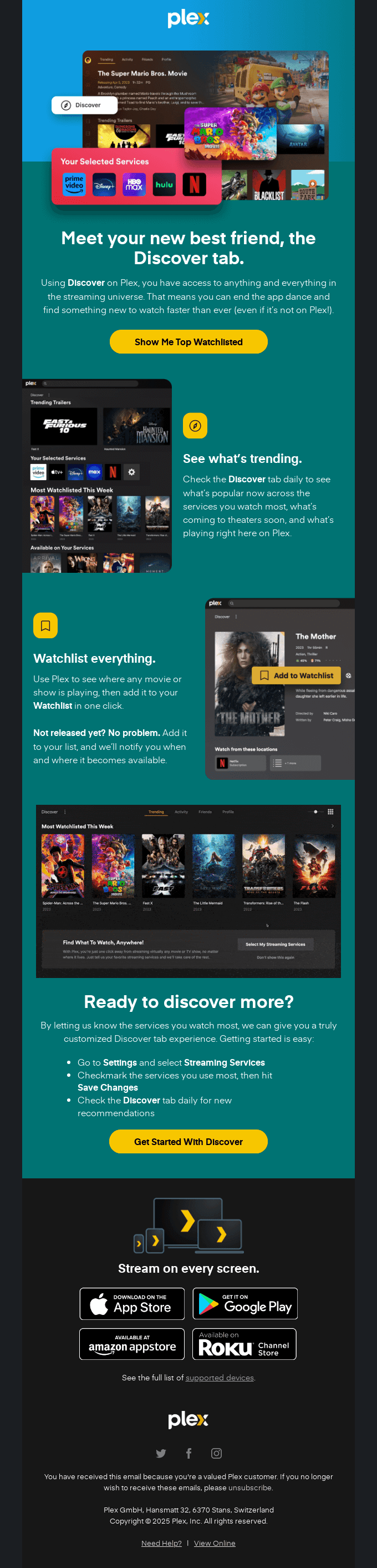 Are you using Discover on Plex?