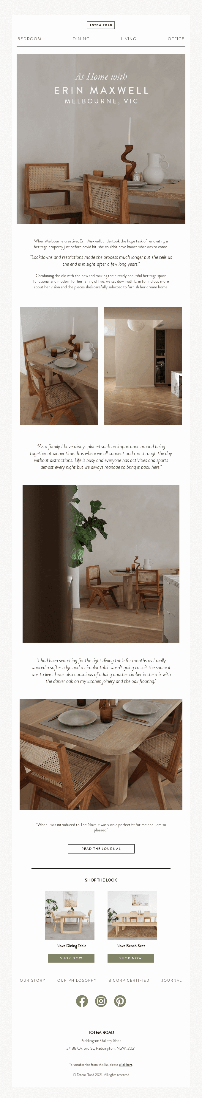 At home with Erin Maxwell