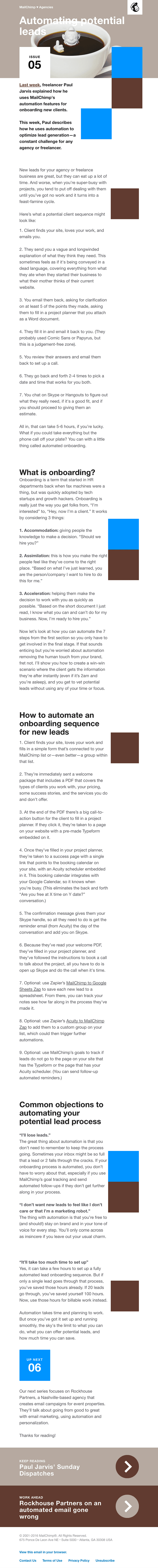 Issue 05: Automating potential leads