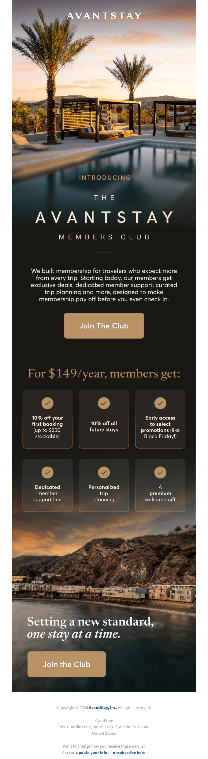 Introducing the AvantStay Members Club