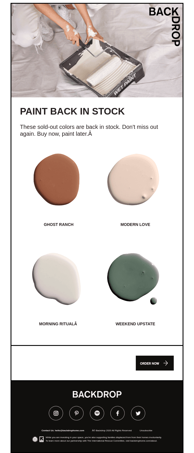 BACK IN STOCK, FOR NOW