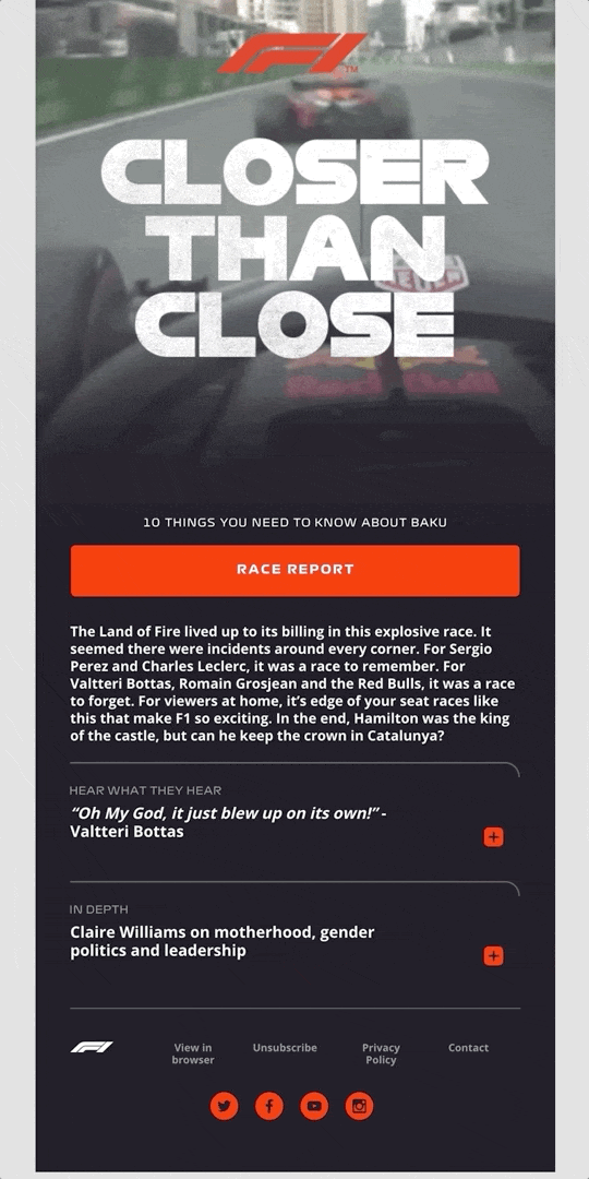 BAKU – Race Roundup