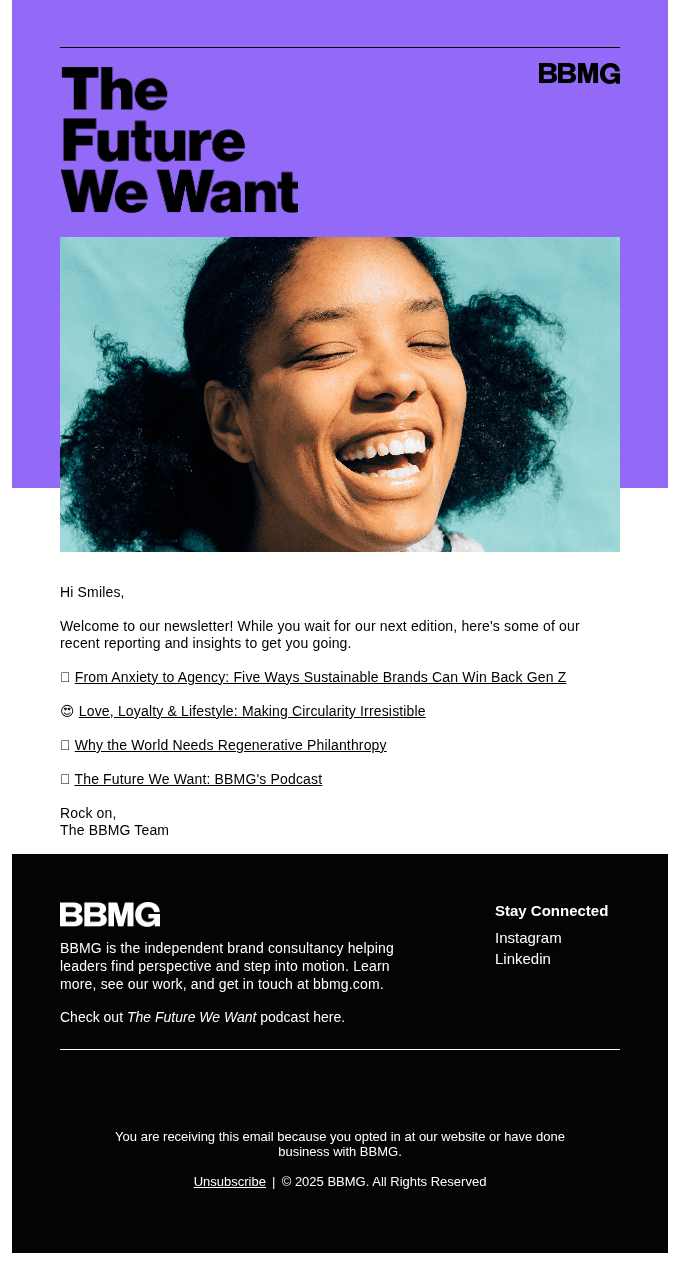 👋 Hi and Welcome From BBMG