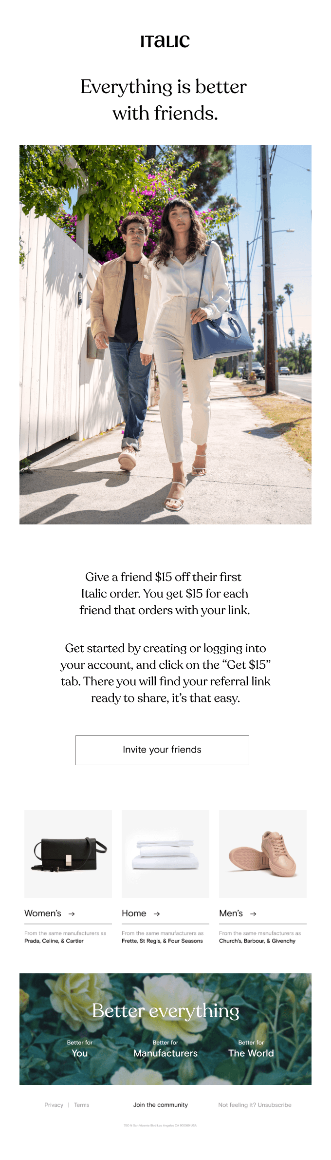 Be a good friend, get $15