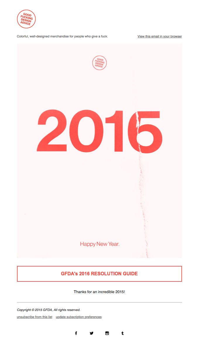 Be productive, brilliant and good looking in 2016