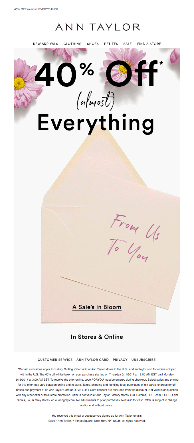 Because You Deserve It…